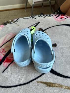 Crocs Toddler Classic Clogs in Sky Blue